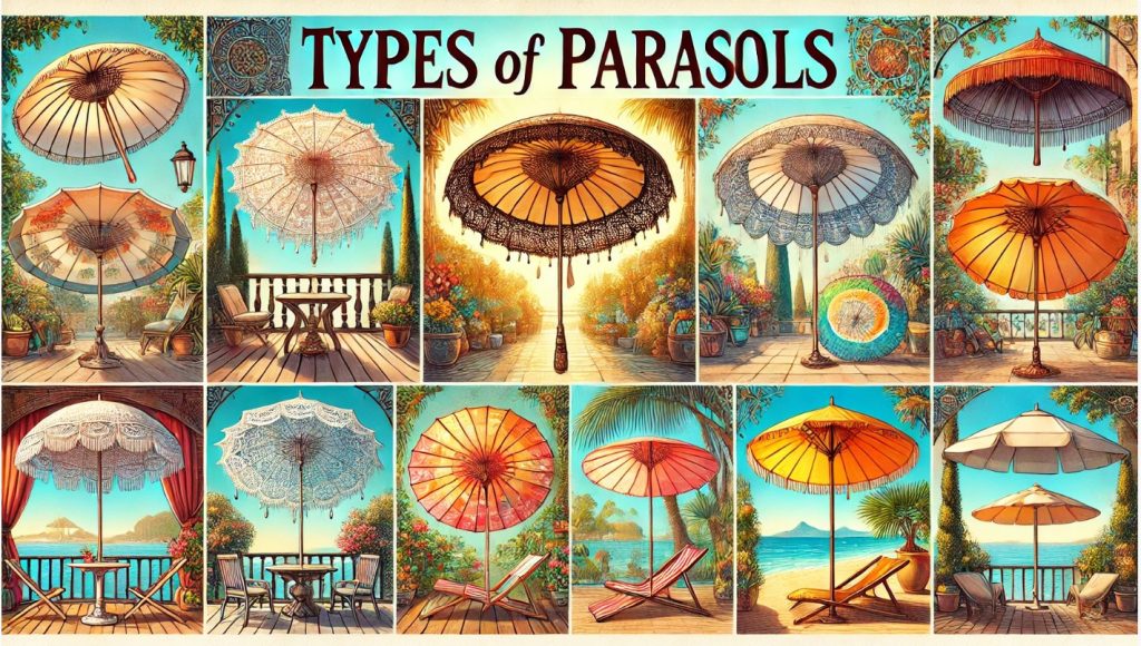 Types of Parasols
